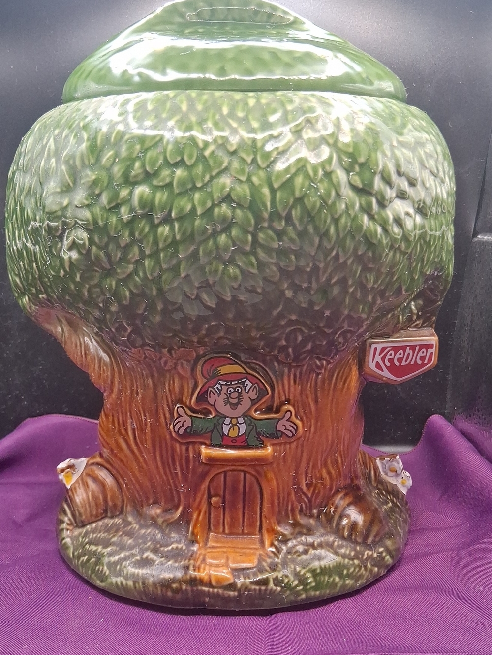Vintage Keebler Tree Cookie Jar-1981 McCoy Pottery #350 USA